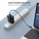 AUKEY PA-D1 Caricatore PD a doppia porta Focus Mix da 30 W con rilevamento dinamico