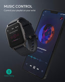 (Italiano & French)AUKEY LS02 Smartwatch Fitness Tracker 12 modalità di attività IPX6 impermeabile nero