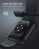 (Italiano & French)AUKEY LS02 Smartwatch Fitness Tracker 12 modalità di attività IPX6 impermeabile nero