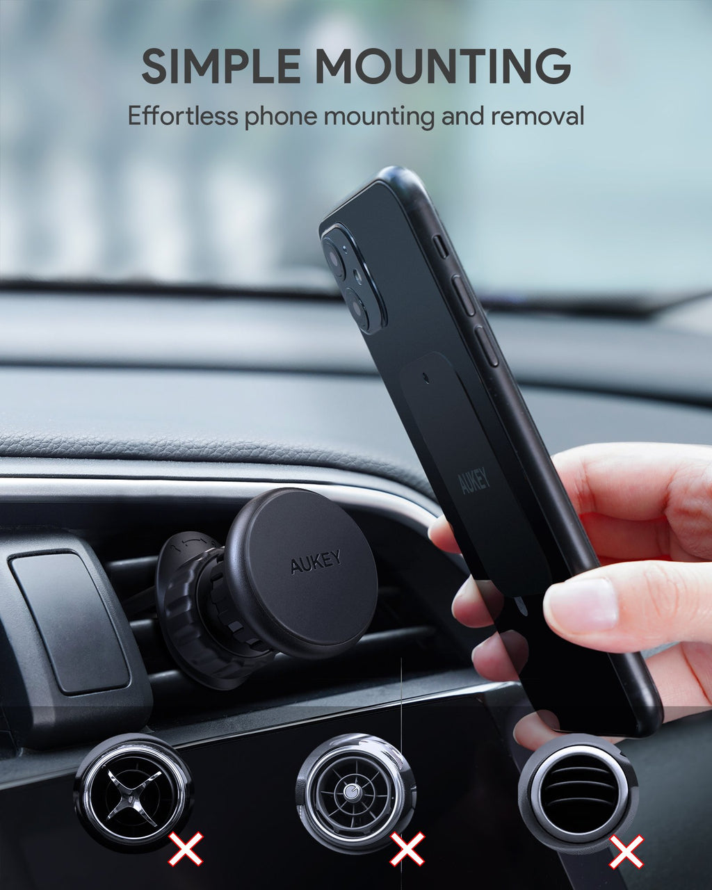 Porta cellulare da auto magnetico | SBS Porta cellulare da auto magnetico | SBS