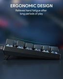 AUKEY KM-G16 Tastiera meccanica Interruttori blu 104 tasti (layout italiano)