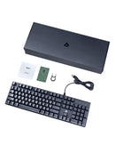 AUKEY KM-G16 Tastiera meccanica Interruttori blu 104 tasti (layout italiano)