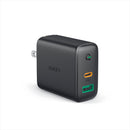 AUKEY PA-D1 Caricatore PD a doppia porta Focus Mix da 30 W con rilevamento dinamico