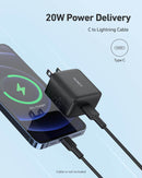 AUKEY PA-R1 Swift Charger with PD & QC 3.0 USB C 20W Black