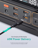 PowerTitan 300 Portable Power Station 288Wh