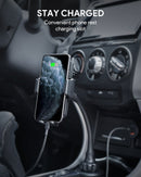 AUKEY Portabicchieri Regolabile Universale per Auto, Portabicchieri da Auto Supporto per Telefono, Nero HD-C46