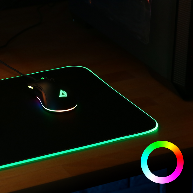 AUKEY KM-P6 RGB Tappetino per mouse da gioco 31,5x11,8 pollici
